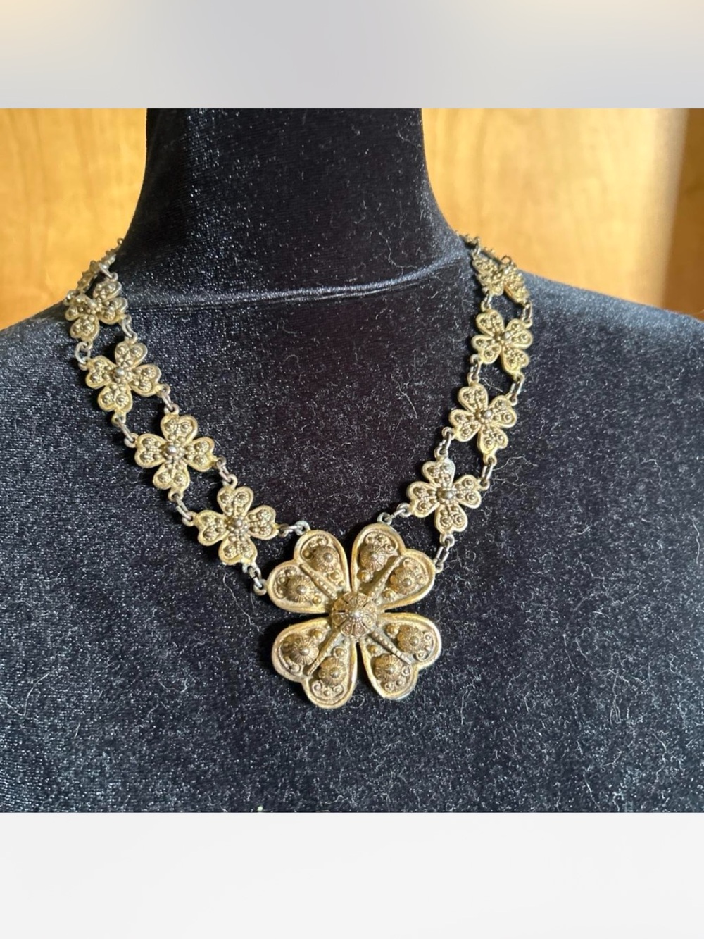 Old Etruscan revival necklace